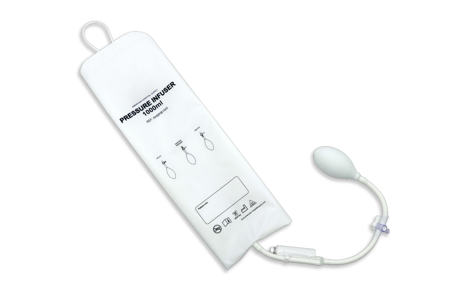 Pressure Infusor for I.V. Bag — 1000 ml (CM-PI1000)