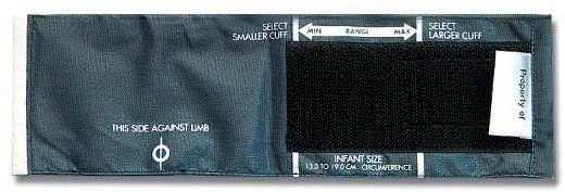 Heavy Duty Nylon Calibrated Cuff — Infant (6221)